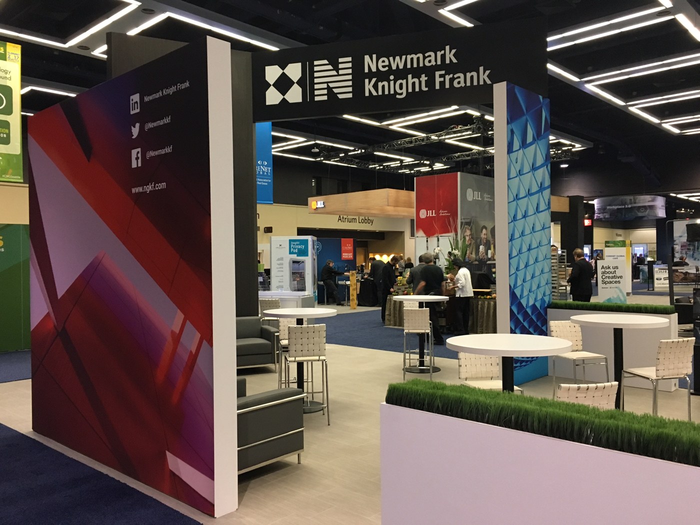 Newmark exhibition presence