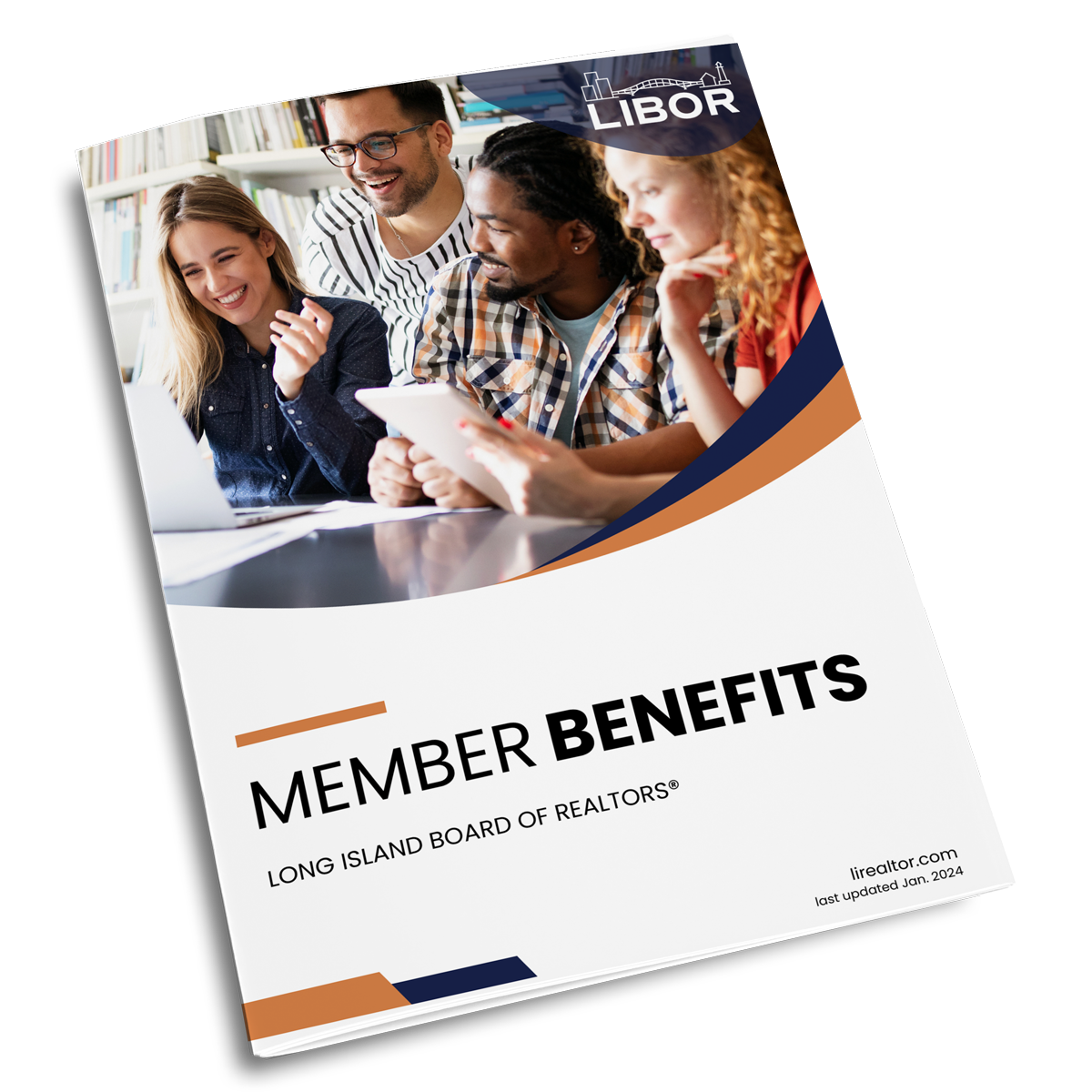 LIBOR Member Benefits booklet mockup